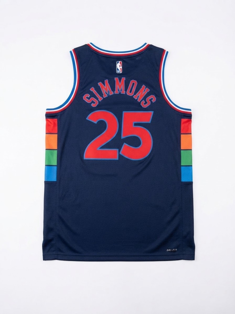 Nike Ben Simmons Philadelphia 76ers City Edition Jersey NBA 75th Anniversary L